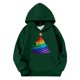 thumbnail image 3 of Sudadera con capucha para niñas y niños, sudadera de manga larga con cuello redondo y estampado de moda, jersey con bolsillo, sudadera de poliéster para niñas, 3 of 8