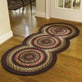thumbnail image 5 of Park Designs Red Folk Art Braided Rug Runner 72''L, 5 of 6