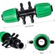 thumbnail image 3 of 20PCS Irrigation System Accessories, Drip Irrigation Barbed T-Connectors for 1/2 Inch to 1/4 Inch Irrigation Tube 6 Way Watering Accessories, Green, 3 of 4