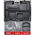 thumbnail image 7 of KBH Center Console Cover for Ford F150 Accessories 1999-2003, Washable Fabric Armrest Lid Protector for Truck, Dark Gray(Fits for Jump Seat Console), 7 of 7