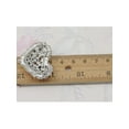 thumbnail image 3 of Crystal Rhinestone Valentine Heart Love Brooch Pin, Red, 3 of 5
