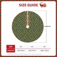 thumbnail image 2 of Sikiie Yellow Floral Christmas Tree Skirt, Christmas Tree Decorations, Christmas Decor, Tree Mat Decoration(30-48IN)-30", 2 of 6