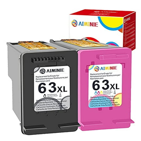 AIMINIE Ink Cartridge Replacement for HP Ink 63 63XL  Black & Tri-Color HP 63XL Ink Cartridge Combo Pack for HP Officejet 5255 5258 5260 3830 Envy 4520 4516 DeskJet 1112 2132 3632 AIMINIE Ink Cartridge Replacement for HP Ink 63 63XL  Black & Tri-Color HP 63XL Ink Cartridge Combo Pack for HP Officejet 5255 5258 5260 3830 Envy 4520 4516 DeskJet 1112 2132 3632