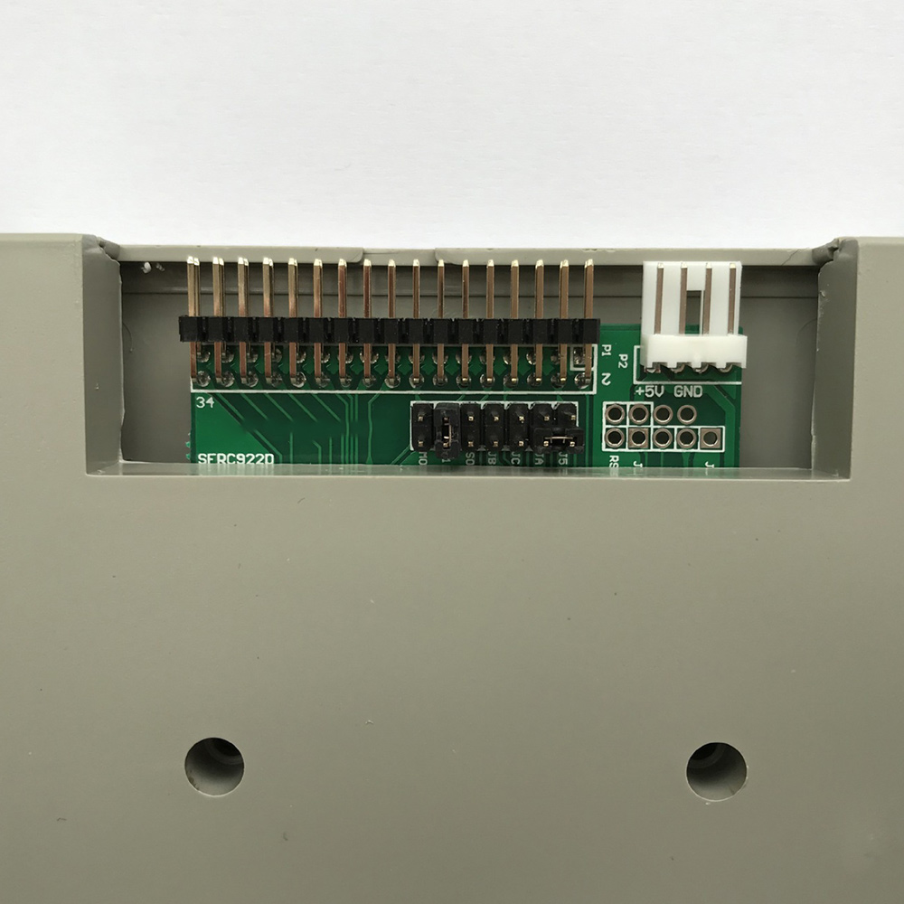 SFRM72- 3.5 Inch 72KB USB Floppy Drive Emulator for Happy Embroidery Machine Industrial,1 * USB Emulator,Grey white