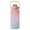 2 pink cover, variant on PP Silicone Water Bottles Leak-proof Water Bottle Sports Bottle for Time Markings 4 Colors