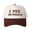 Brown, variant on I PEE IN POOLS Letter Embroidered Trucker Hat, Adjustable Unisex Mesh Cap for Vacation Travel Outdoor Daily Wear