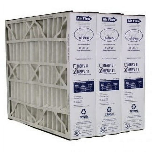 Trion 259112-102 - 20 x 25 x 5 MERV 11 Media Air Filter - 3 Pack