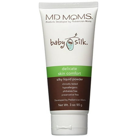 Bébé délicat Crème Poudre liquide de la peau par MD Moms - Eczéma Approuvé Formule Hypoallergénique - Dites adieu à Airborne bébé en poudre 3 fl. onces.