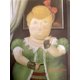 thumbnail image 3 of Divertido retrato de mujer y hombre de Fernando Botero bebiendo jugo, pósteres artísticos, pintura en lienzo, impresiones de pared, imagen para la decoración del hogar de la habitación, 3 of 5