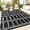 Black+white, variant on Danolapsi Waterproof Outdoor Rug,8x10ft Plastic Straw Rug for RV Camping,Large Floor Mat and Rug for Outdoors,Outside Carpet,Outside Outdoor Area Rug for Rv,Deck,Camper,Picnic