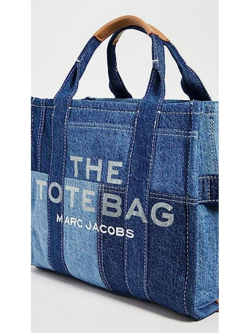 Marc Jacobs Women's The Denim Medium Tote Bag – Handbag Blue