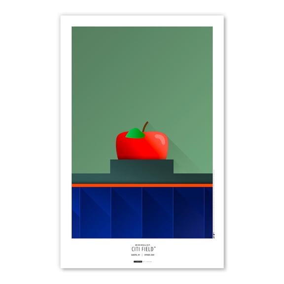 New York Mets Citi Field 11x17 Minimalist Poster Print