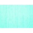 thumbnail image 1 of Ahgly Company Indoor Rectangle Solid Turquoise Blue Modern Area Rugs, 8' x 10', 1 of 4