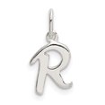 thumbnail image 1 of 925 Sterling Silver Dainty Letter R Initial Name Monogram Necklace Charm Pendant, 1 of 5