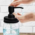 thumbnail image 4 of vlrwzc Mason Jar Soap Dispenser Lids 2PCS Stainless Steel Pump Black, 4 of 7