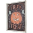 thumbnail image 4 of Northlight Trick or Treat Jack-O-Lantern Halloween Wall Sign - 18.75", 4 of 7