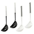 thumbnail image 4 of 4Pcs Plastic Soup Spoon Strainer Spoon Plastic Slotted Spoon Kitchen Cooking Spoon, 4 of 7