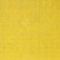 thumbnail image 1 of Ahgly Company Machine Washable Indoor Square Solid Yellow Modern Area Rugs, 8' Square, 1 of 4