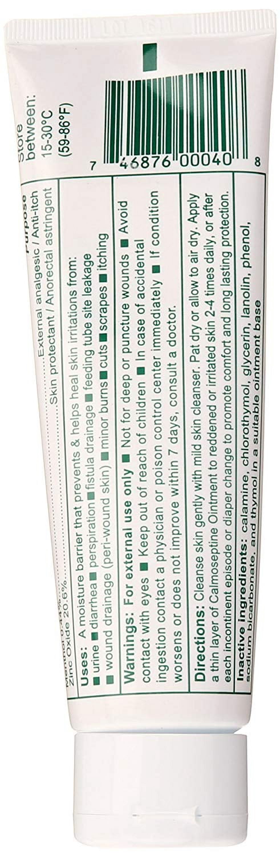 Calmoseptine Skin Healing Moisture Barrier Ointment - 4 Oz, Pack of 5