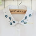 thumbnail image 3 of LoudSung False Collar Detachable Half Shirt Blouse Fake Collar Elegant Embroidery Rhinestones Crystal Decorative Dickey Collar Designs for Women Girls, 3 of 7