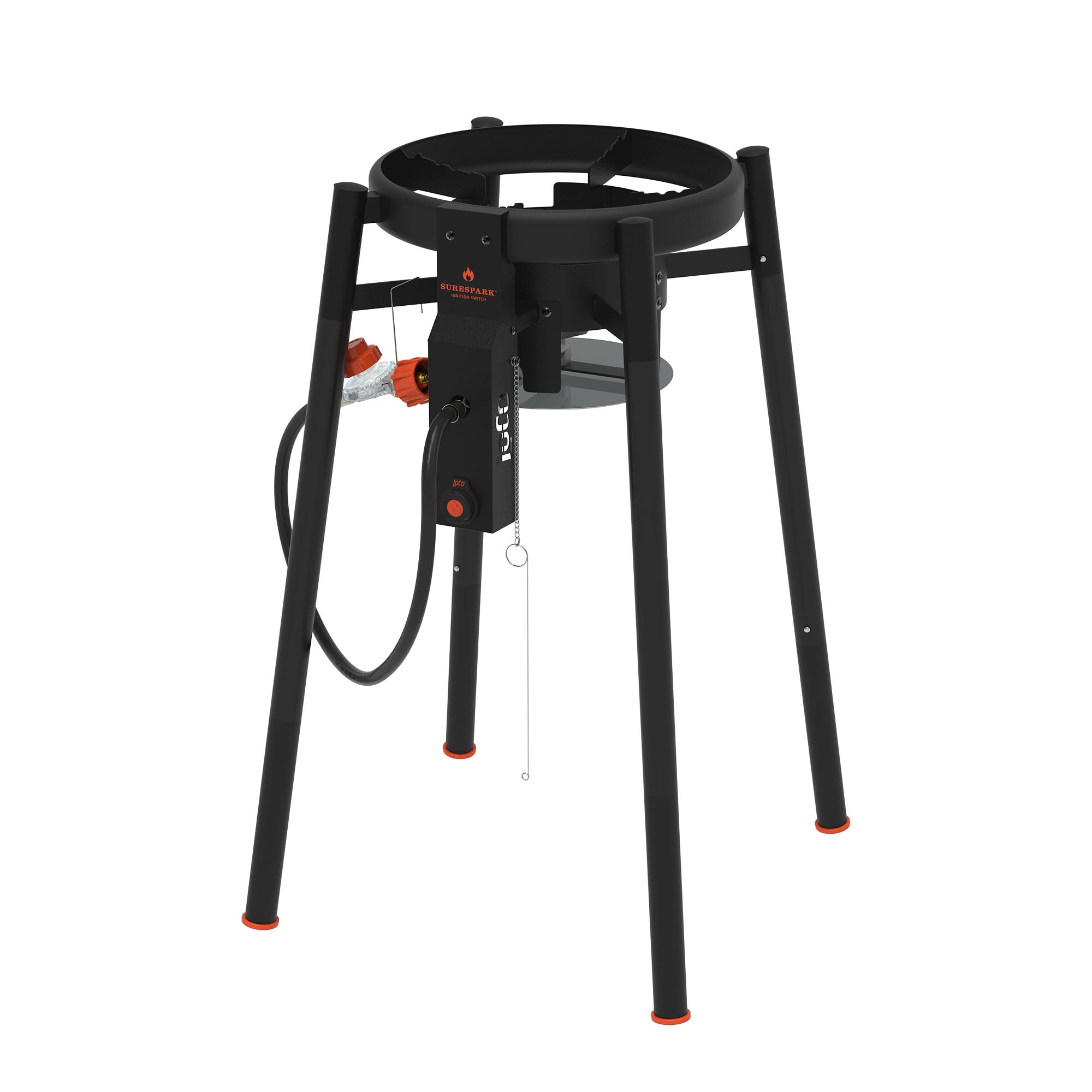LoCo Cookers 22" Propane Outdoor Disco Cooker with Interchangeable Legs & SureSpark Ignition