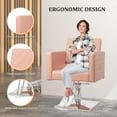 thumbnail image 5 of UBesGoo Hydraulic Salon Chair with Memory Foam Seat, Adjustable Height, Pink, 5 of 9