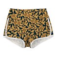 thumbnail image 1 of Gibobby Shorts Gym Mujer Pantalones elásticos para mujer, mallas deportivas de cintura elástica, pantalones de Yoga estampados(Amarillo, XXL), 1 of 5