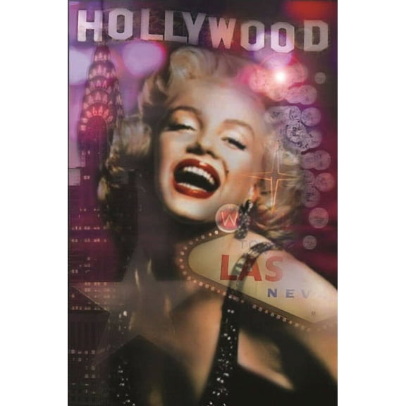 Marilyn Monroe Hollywood Poster 24in x 36in