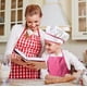 thumbnail image 2 of Juego de cocina y repostería para niños de 11 piezas con delantal, gorro de chef, guante de horno y otros utensilios de cocina para el juego de rol de chef infantil, color rosa, 2 of 5