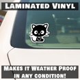 thumbnail image 4 of Adhesivo De Vinilo Con Diseño De Gato Gatito | Coches Camiones Furgonetas Paredes Portátiles Tazas | Negro Sobre Fondo Blanco | 5,5 Pulgadas | Kcd1315, 4 of 5