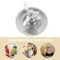 thumbnail image 3 of unbranded Blender Gasket Replacement Parts Blender Blades Base Stainless Steel 1Pcs, 3 of 7