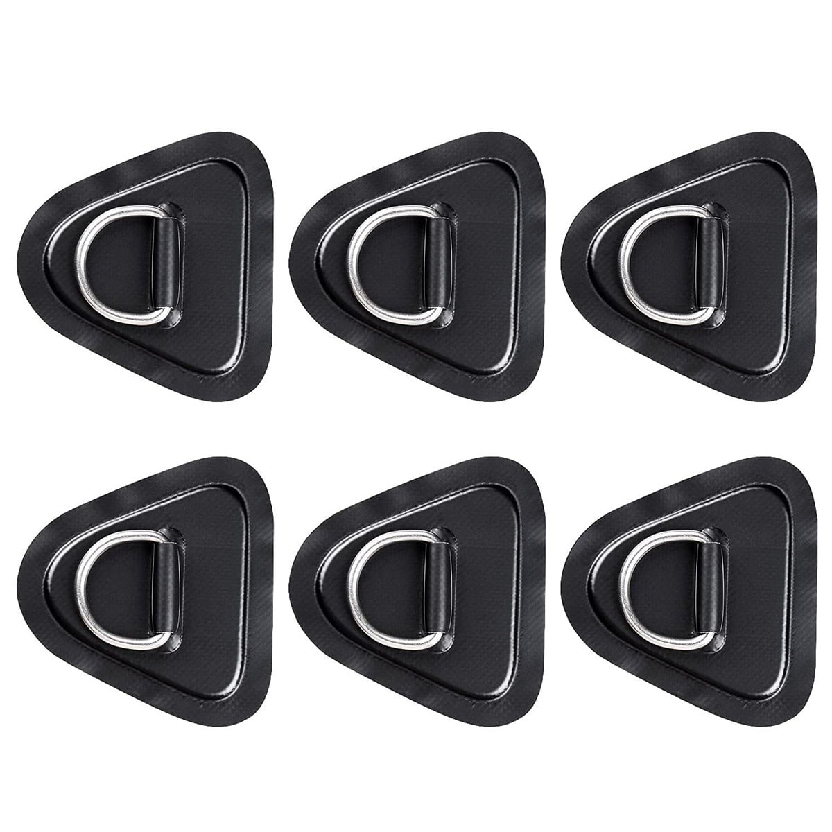 4-Pack D Ring Patch w/ Glue Multi-color for PVC Inflatable Boat Dinghy Kayak