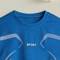 thumbnail image 7 of HCNTES 2 Piece Boys Outfits Crew Neck Short Sleeve Shirts Top and Elastic Waist Shorts Kid Boys Summer Clothes Children's Back to School Clothes 5T 6T 7T 8T(H03-Blue,11-12 Years), 7 of 7