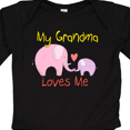 thumbnail image 4 of Inktastic My Grandma Loves Me Boys or Girls Long Sleeve Baby Bodysuit, 4 of 5