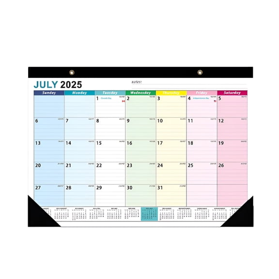 CCOCC Desk Calendar Desk Calendar 2025-2026 | Large Desktop Calendar from July 2025 to December 2026 Year Wall&Desk Calendar Small Standing Desk Calendar