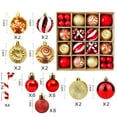 thumbnail image 2 of Soda Candy Christmas Ball Ornaments for Christmas Decorations, 40 Pieces Xmas Tree Shatterproof Christmas Tree Balls Ornaments with Hanging Loop for Holiday Wedding Party, 2 of 6