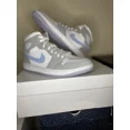 thumbnail image 5 of Ni - ke Ni - ke Air Jordan 1 Mid Racer Shadow Men Size 10 Women 11.5 Wolf Grey BQ6472-105, 5 of 5