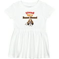 thumbnail image 3 of Inktastic Basset Hound Dog Lover Girls Baby Dress, 3 of 5