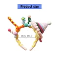 thumbnail image 3 of FENOHREFE Handmade Twist Birthday Headbands Adjustable Headwear Festive Baby Headpiece for Women's Hair Styling, 3 of 7