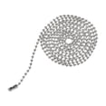 thumbnail image 3 of Uxcell Pull Chain Extension 3.28ft Stainless Steel 2.4mm Beaded for Light Fan 1 pack, 3 of 6