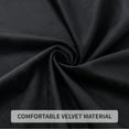thumbnail image 5 of Furniliving Velvet Swivel Barrel Chair Adjustable Accent Chair Make Up Leisure Chair, Black, 5 of 11