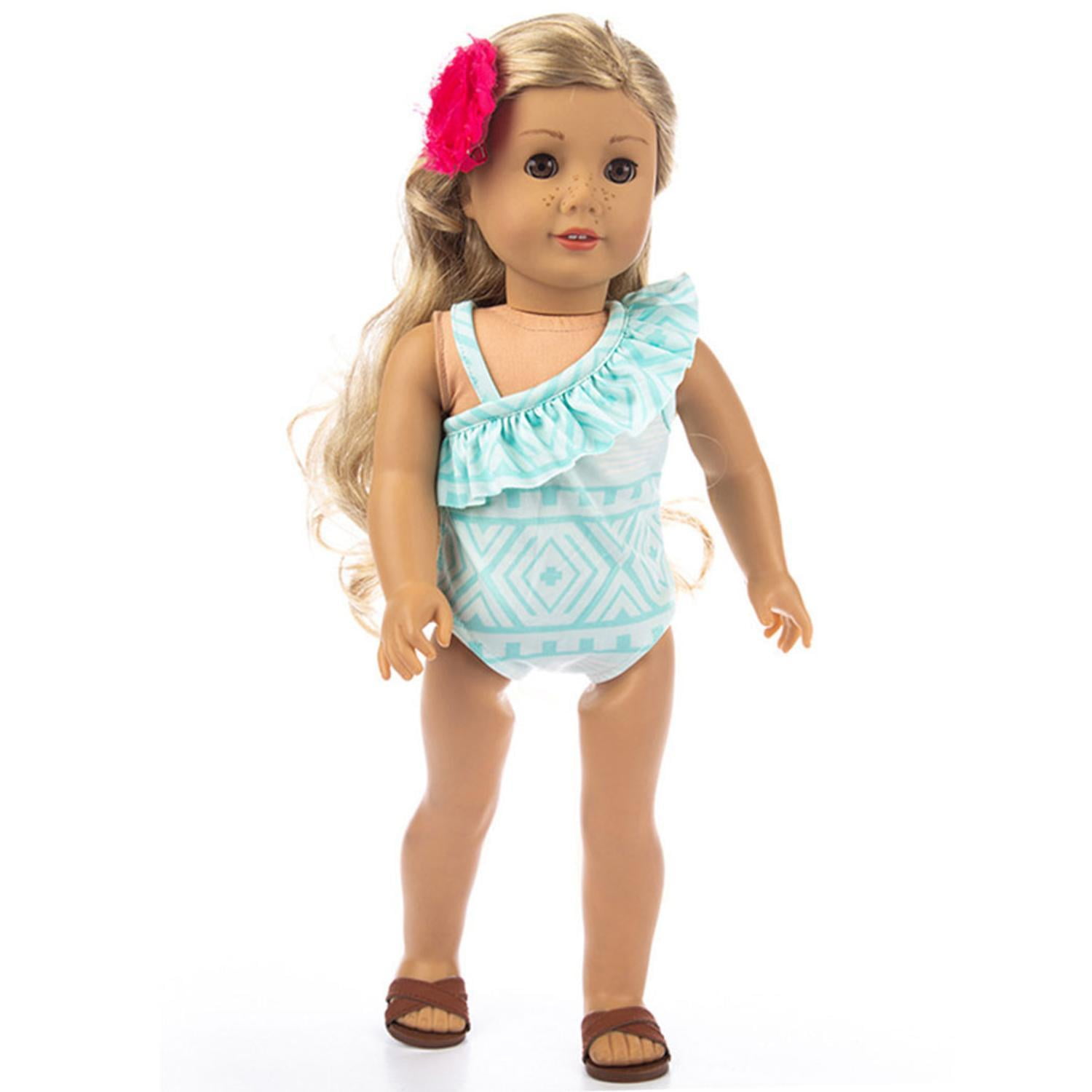 Baby Kids Girls Prints Ruffle Cute Doll Bikini Swimwear | Walmart Canada