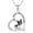 Bulldog, variant on 925 Sterling Silver Pug Necklace for Women - Cute Dog Jewelry Gifts for Pug Lovers