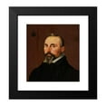 thumbnail image 2 of Salomon de Bray 12x13 Black Modern Framed Museum Art Print Titled - Portrait of Melchior Moretus (1625), 2 of 5