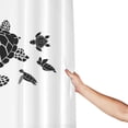 thumbnail image 3 of Sigee Family Of Sea Turtles for Waterproof Fabric Shower Curtain 72" W x 72" H for Bathroom Shower Curtain, 3 of 5