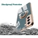 thumbnail image 3 of Funda de silicona chapada para Samsung Galaxy S22 S23 Ultra S20 FE S21 Plus Note 20 10 A52 S10 A53 A52S A72 5G con soporte de anillo, 3 of 4