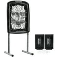 thumbnail image 1 of VEVOR 9 Hole Baseball Net, 21"x29" Softball Baseball Training Equipment for Hitting Pitching Practice, Heavy Duty Height Adjustable Trainer Aid with Strike Zone & 4 Ground Stakes, for Youth Adults, 1 of 9