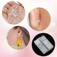 thumbnail image 2 of NOGIS Silicone Earring Backs for Studs 6 Styles Clear Hypoallergenic Rubber Earrings Safety Back Stopper Replacement Kit (550 Pcs，Style B), 2 of 7