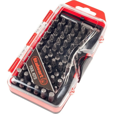 Screwdriver Bit Set, 67 Pieces – Compact Durable Metric and SAE Multipurpose Specialty Bit Set With Storage Case for Power and Hand Tools by