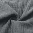 thumbnail image 5 of idosla Womens Summer Gauze Blouses Crinkle Texture V Neck Short Sleeve Pullover Shirts Solid Color Work Camping Outfits Top (Grey, XL), 5 of 7